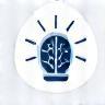 Icon representing expert brain or lightbulb