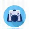 Icon representing enjoying content